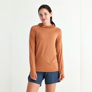 Free Fly Apparel Women's Bamboo-Lined Active Breeze Shorts in Blue Dusk-Size XXL